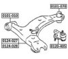 ASVA 0101-010 Control Arm-/Trailing Arm Bush